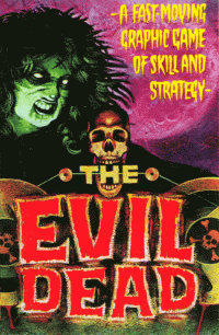 The Evil Dead Commodore 64 US box art